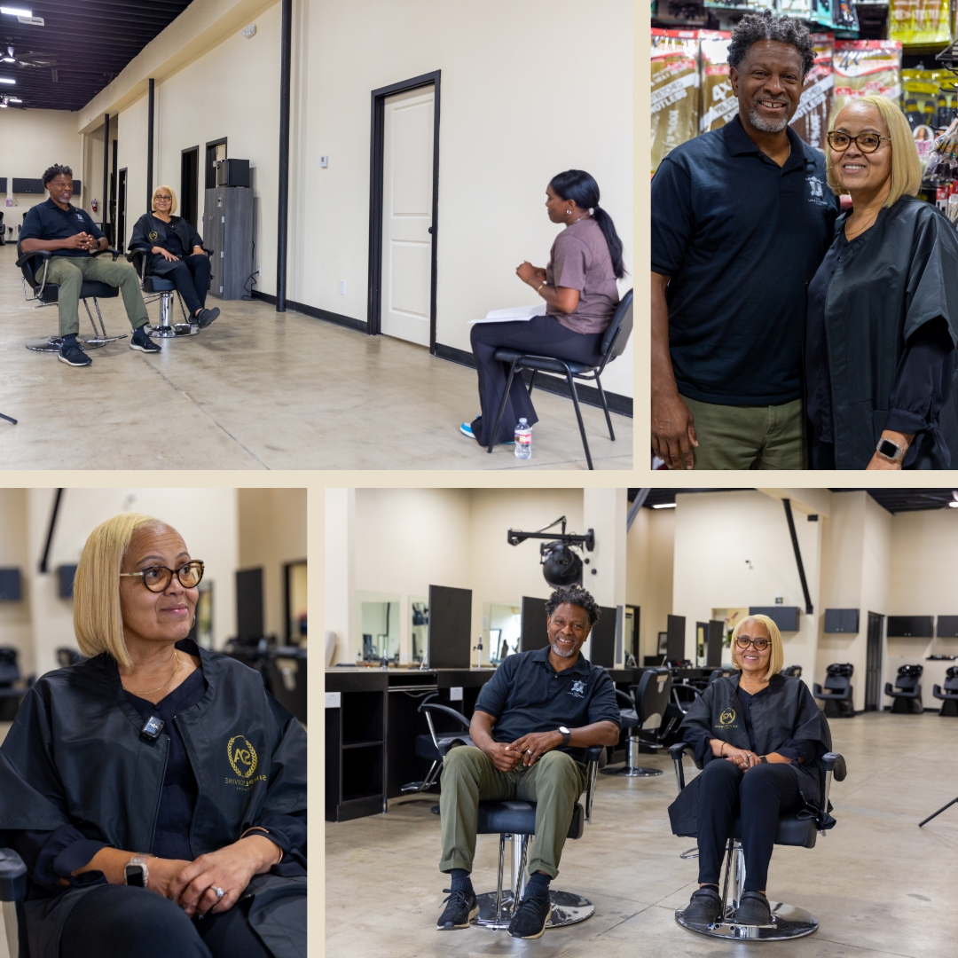 Business owners supporting each other